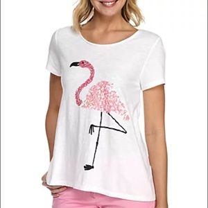Crown and Ivy Flamingo TShirt